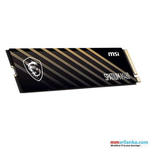 MSI SPATIUM M460 1TB PCIE 4.0 NVME M.2+HEATSINK SOLID STATE DRIVE (3Y)